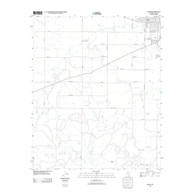2012 Map of Olney, 2012 Print