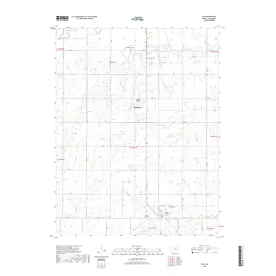 2018 Map of Olpe, 2018 Print
