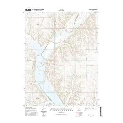 2015 Map of Olsburg NW, 2015 Print