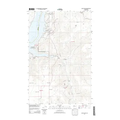 2013 Map of Olsen Canyon, 2013 Print