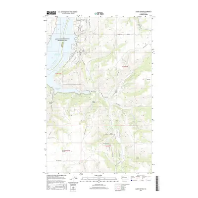 2017 Map of Olsen Canyon, 2017 Print