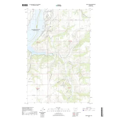 2020 Map of Olsen Canyon, 2020 Print