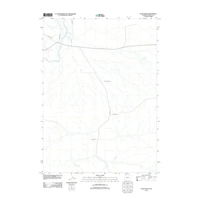 2012 Map of Olsen Ranch, 2012 Print