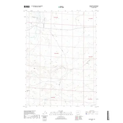 2017 Map of Olsen Ranch, 2017 Print