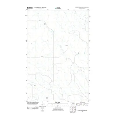 2011 Map of Olson Coulee North, 2011 Print
