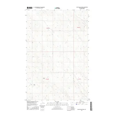 2017 Map of Olson Coulee North, 2017 Print