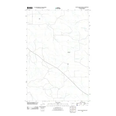2011 Map of Olson Coulee South, 2011 Print
