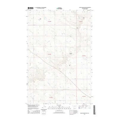 2017 Map of Olson Coulee South, 2017 Print