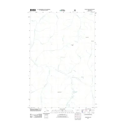 2011 Map of Olson Peak, 2011 Print