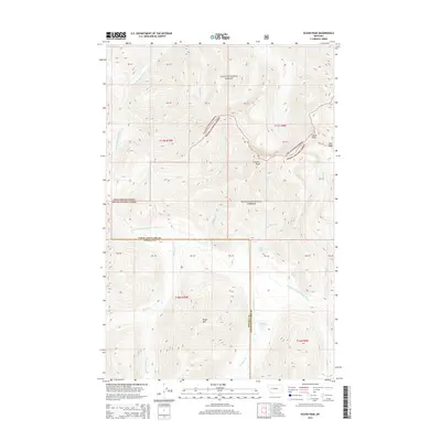 2014 Map of Olson Peak, 2014 Print