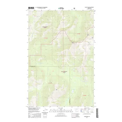 2017 Map of Olson Peak, 2017 Print