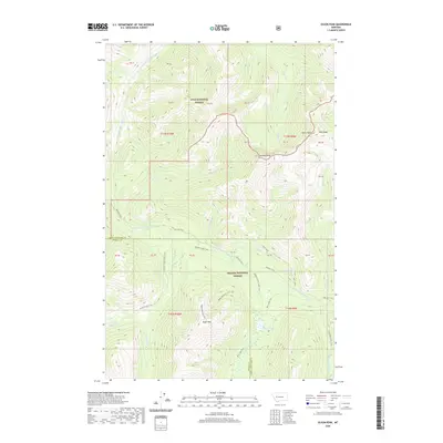 2020 Map of Olson Peak, 2020 Print