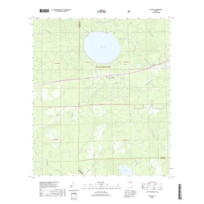 2018 Map of Olustee, 2018 Print