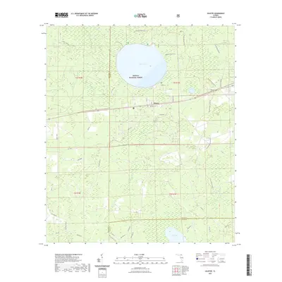 2021 Map of Olustee, 2021 Print