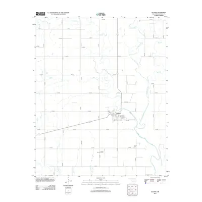2012 Map of Olustee, 2012 Print