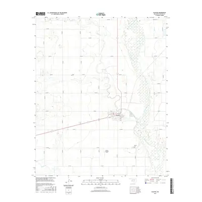 2016 Map of Olustee, 2016 Print