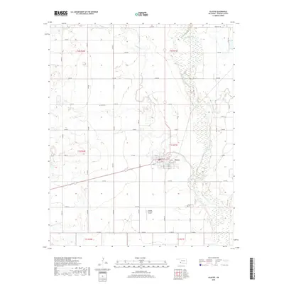 2018 Map of Olustee, 2018 Print