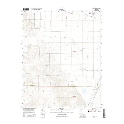 2014 Map of Olyphant, 2014 Print