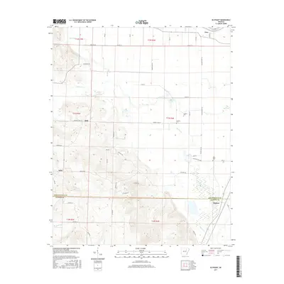 2017 Map of Olyphant, 2017 Print