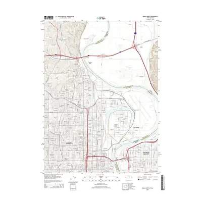 2014 Map of Omaha North, 2014 Print