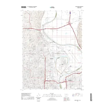 2017 Map of Omaha North, 2017 Print