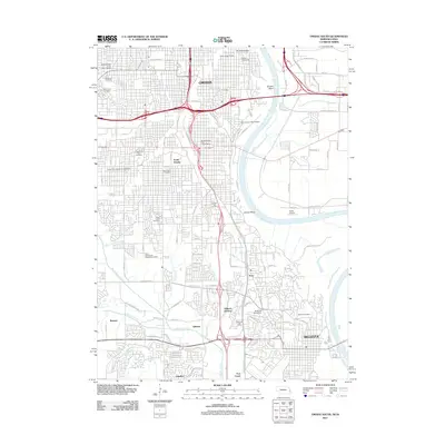 2011 Map of Omaha South, 2011 Print