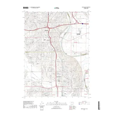 2017 Map of Omaha South, 2017 Print