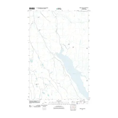 2011 Map of Omak Lake, 2011 Print