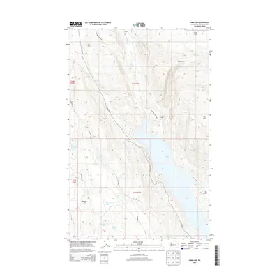 2014 Map of Omak Lake, 2014 Print