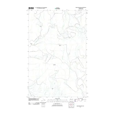 2011 Map of Omak Mountain, 2011 Print