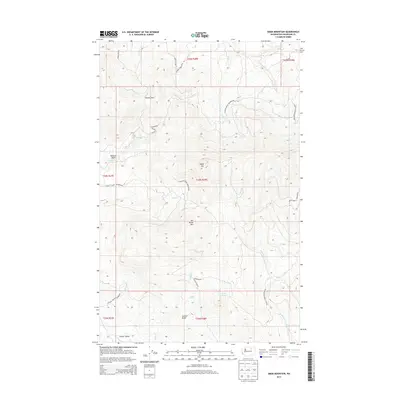 2014 Map of Omak Mountain, 2014 Print