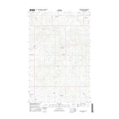 2017 Map of Omak Mountain, 2017 Print
