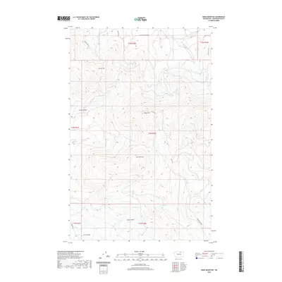2020 Map of Omak Mountain, 2020 Print
