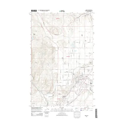2014 Map of Omak, 2014 Print
