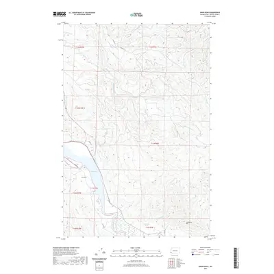 2020 Map of Oman Ranch, 2020 Print