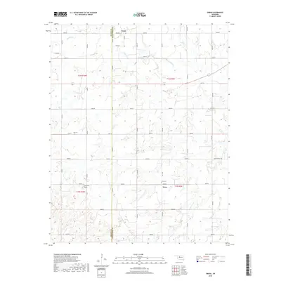 2018 Map of Omega, 2018 Print
