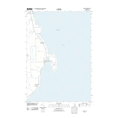2011 Map of Omena, 2011 Print