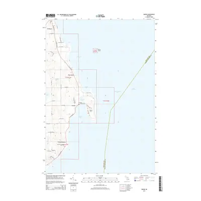 2014 Map of Omena, 2014 Print