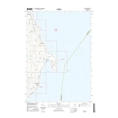 2017 Map of Omena, 2017 Print