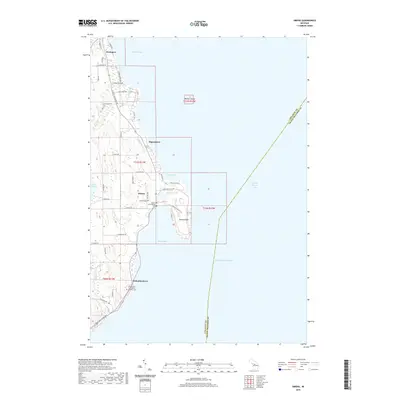 2019 Map of Omena, 2019 Print