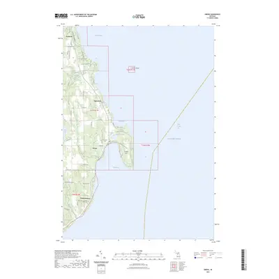 2023 Map of Omena, 2023 Print