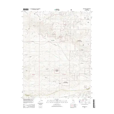 2015 Map of Omo Ranch, 2015 Print
