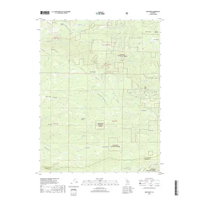 2018 Map of Omo Ranch, 2018 Print