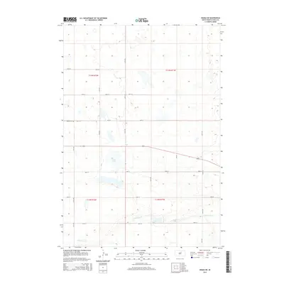 2015 Map of Onaka SW, 2015 Print