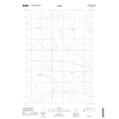 2017 Map of Onaka SW, 2017 Print