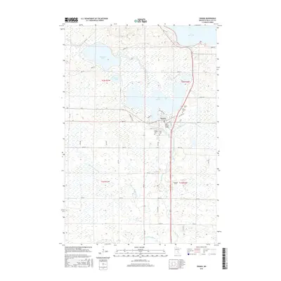 2016 Map of Onamia, 2016 Print