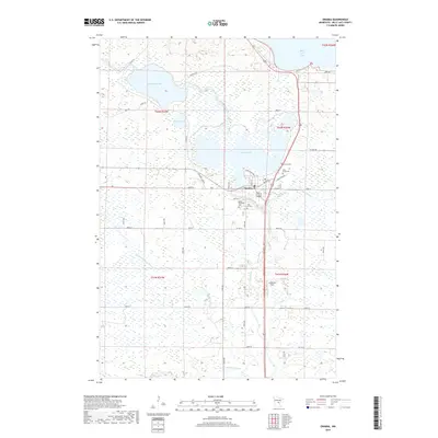 2019 Map of Onamia, 2019 Print