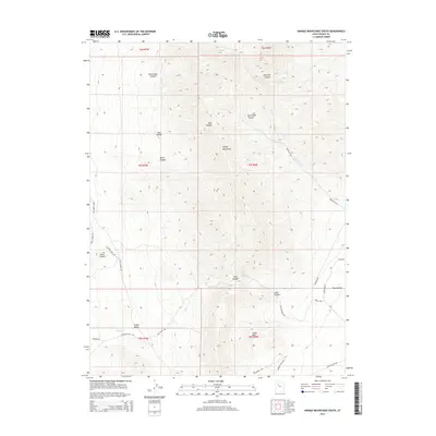 2014 Map of Onaqui Mountains South, 2014 Print