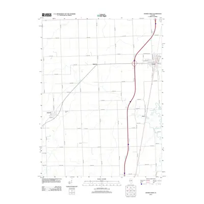 2012 Map of Onarga West, 2012 Print