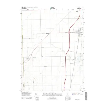 2015 Map of Onarga West, 2015 Print